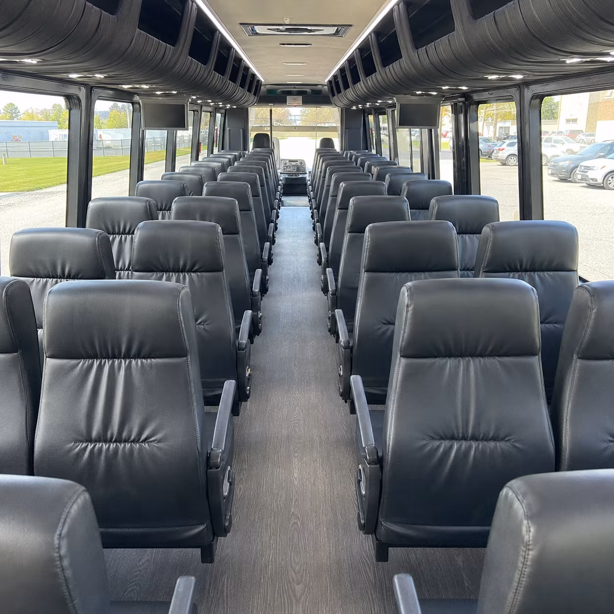 minibuses for smaller prom groups at cretin derham hall and highland park