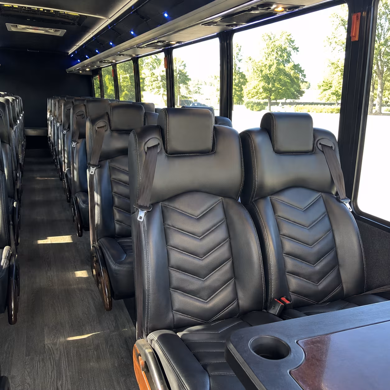 saint paul wedding transportation onboard seating